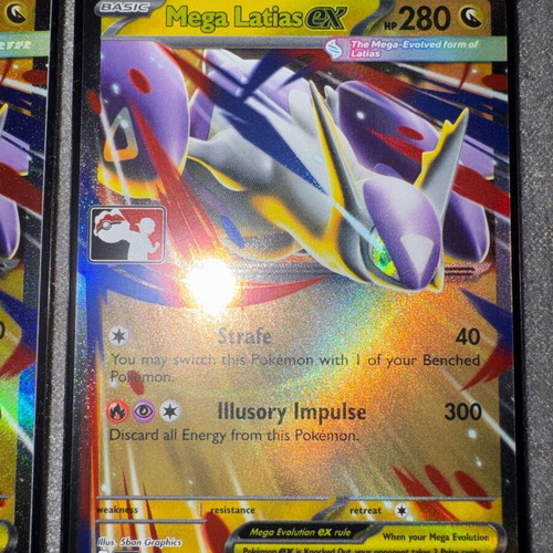 Pokemon Mega Latias Ex new, English and Japanese cards