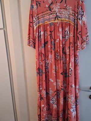 Long colorful dress like new, size L/XL summer