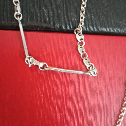 Lalaunis A21 925 silver necklace used vintage, length 75cm authentic