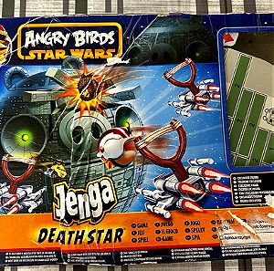 Επιτραπέζιο Παιχνίδι Jenga Angry Birds Star Wars Death Star με ελλείψεις