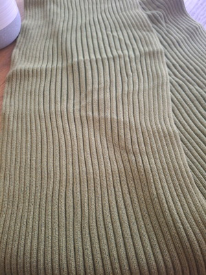Soft scarf like new, green
