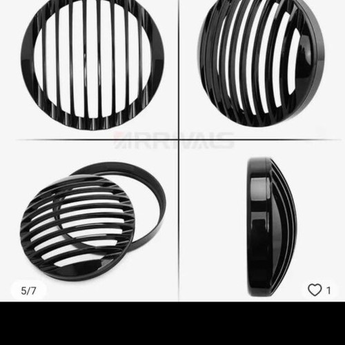 Harley Davinson headlight grille black 2004-2014 XL, XR Sportster like new