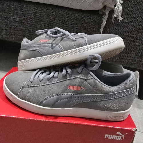 Puma women's shoes with suede texture, like new condition