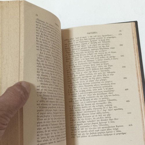 Homer's Odyssey Volumes A & B used, translation by Iak. Polylas 1912
