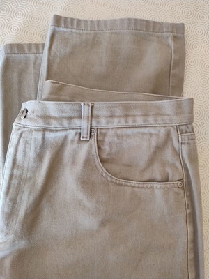 Nautica Rigger denim pants used, size 40W/32L, 100% cotton, beige