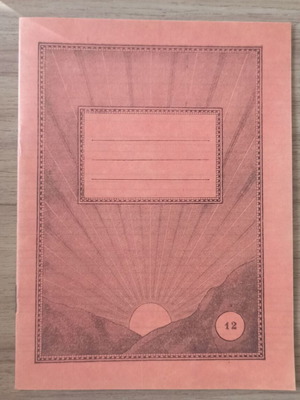 Classic Helios Notebook new, collectible school item 12 sheets