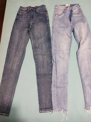 Tally Weijl jeans like new, no 34, high-rise skinny, pack of 2