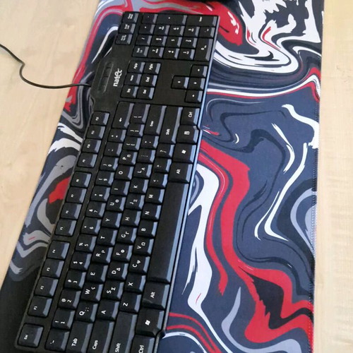 Mousepad Gamer XL 30×60cm marble design like new