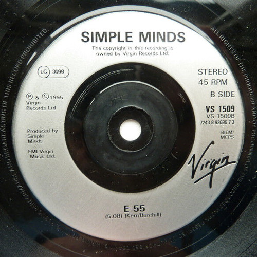 Simple Minds She's A River vinyl record used, rock