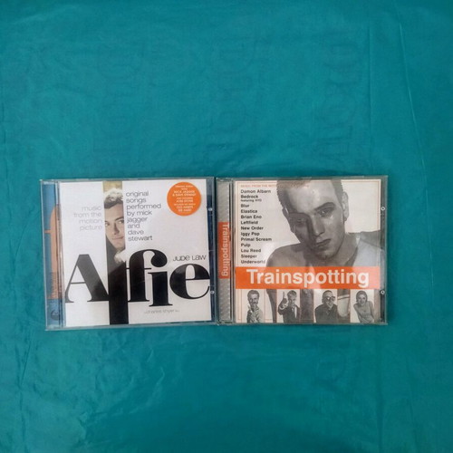 CD Alfie και Trainspotting σαν καινούργια, soundtrack