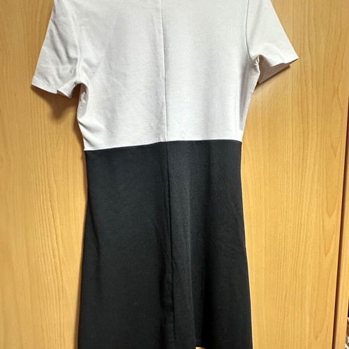 Zara black and white mini dress, size M fits like S