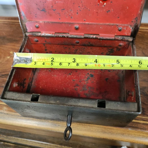 Hand safe used, rare old with key