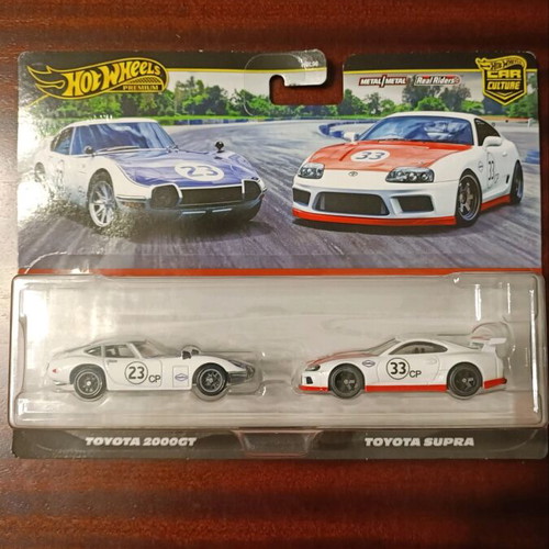 Hot Wheels Toyota Premium 2-pack Car Culture with Toyota 2000GT and Toyota Supra