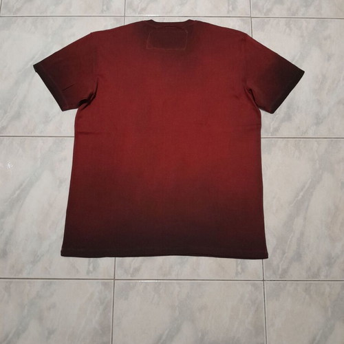 Garage men's T-shirt ombre burgundy/black new size L