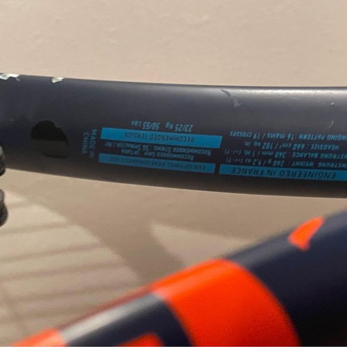 Children's tennis racquet Babolat Roland Garros used