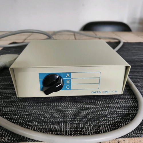 Data Switch Box A-B-C vintage new