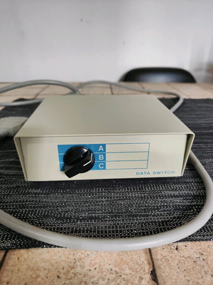 Data Switch Box A-B-C vintage καινούργιο