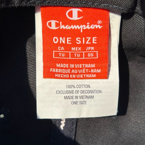 Champion hat brand new with tags, black, one size