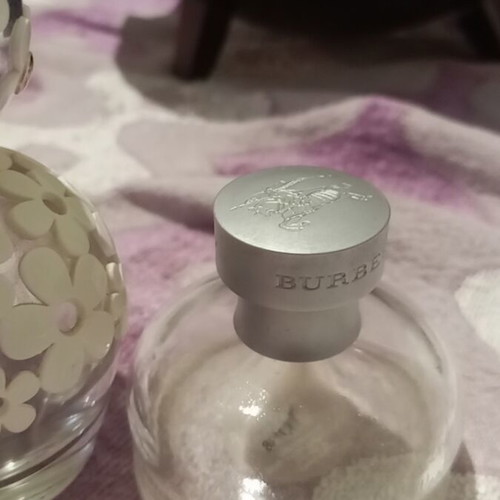 Perfume bottles three, like new, empty