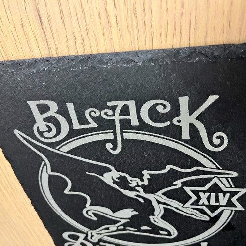 Black Sabbath 45th Anniversary engraved stone decor