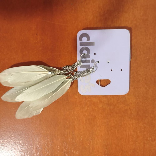 Feather earrings set of 5 pairs