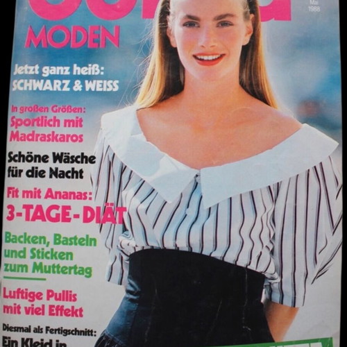 Burda 05/1988 vintage fashion and sewing magazine used