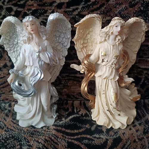 Decorative angels new, set of 2 pieces