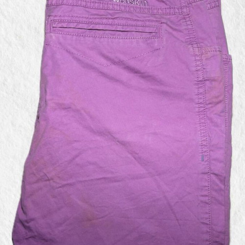 Jack Wolfskin Pants used, purple with plaid detail