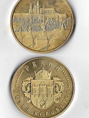 Large coin of the Czech Republic