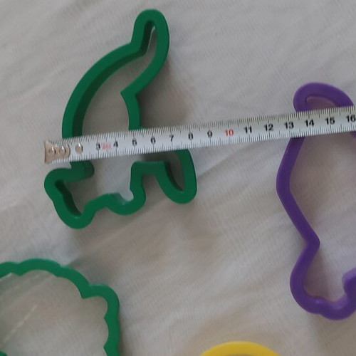 Plastic Cookie Cutters Set of 10 Letters and Animals like new