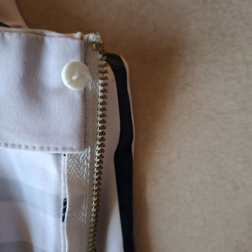 H&M dress like new, elastic mini, white and blue