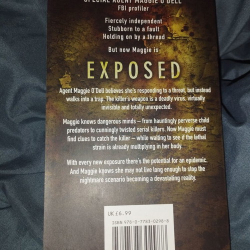 Exposed by Alex Kava thriller novel like new, English