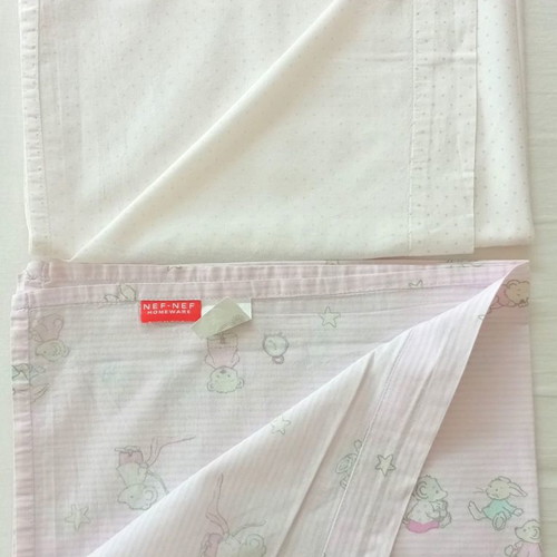 Nef Nef set of two sheets new, size 70cm x 110cm