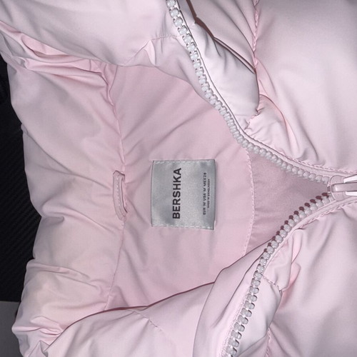Bershka pink sleeveless jacket, size M