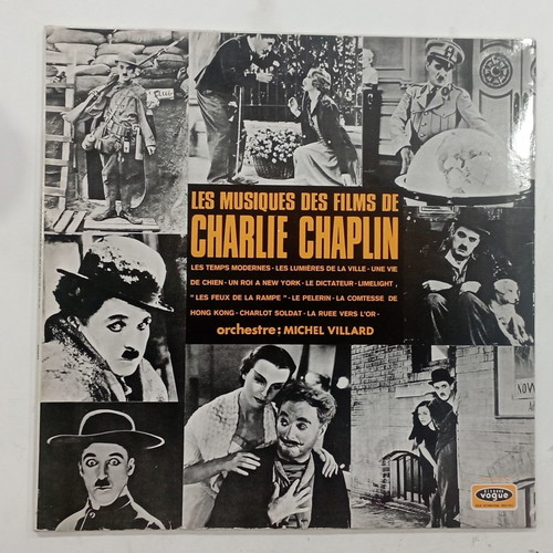 Charlie Chaplin vinyl record used with music from the films