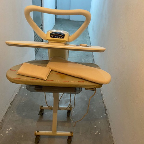 Singer ironing press used
