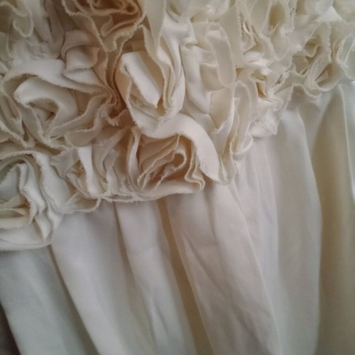 Girls' dress used, size 3, beige, for 3-year-olds