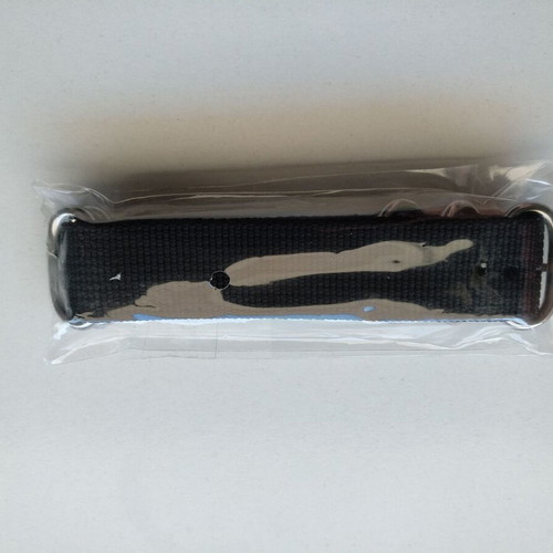 NATO Hirsch Watch Strap 22mm New Black
