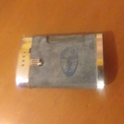 Ronson lighter used vintage Pan American advertising 1960s