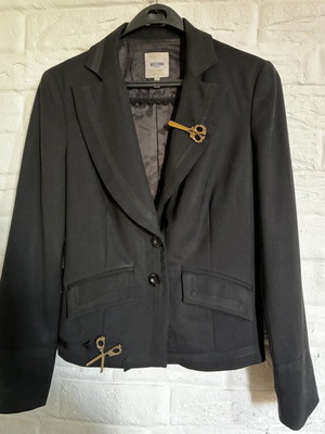 Moschino blazer rare piece like new, black