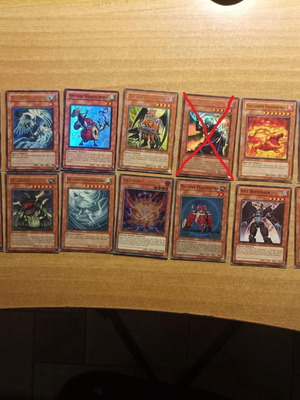Yu-Gi-Oh! Monster Cards pack of 16 used, secret rare and first edition