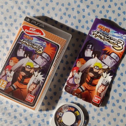 Naruto Shippuden Ultimate Ninja Heroes 3 PSP game used, complete