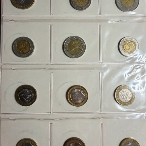 Συλλογή διμεταλλικών νομισμάτων μεταχειρισμένη, πακέτο 32 τεμαχίων
