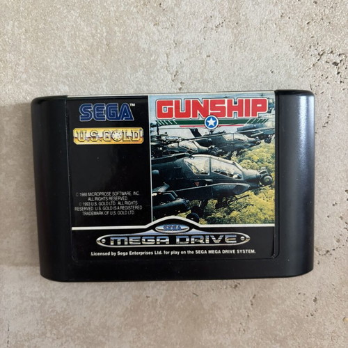 Gunship Sega Mega Drive game