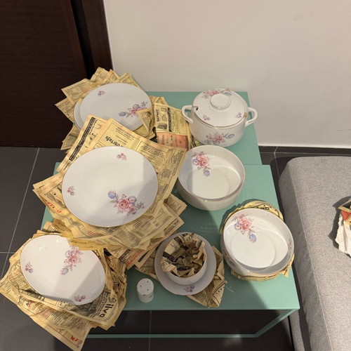 Scherzer Bavaria Germany full dinnerware set like new