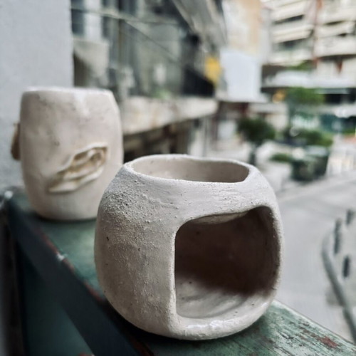 Handmade ceramic aroma diffuser