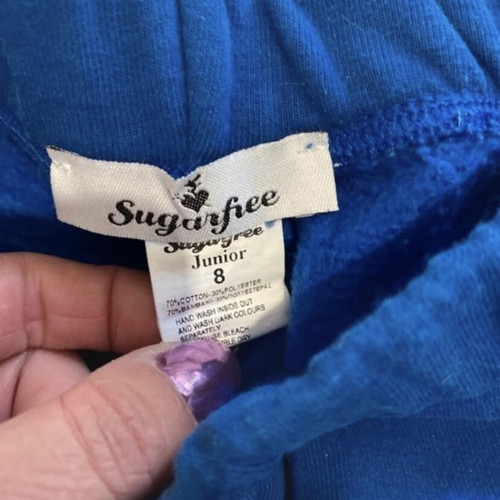 SugarFree tracksuit set like new, pink and blue, for 8 years old