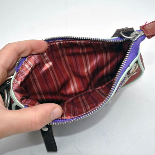 George Gina & Lucy Y2K brown clutch bag