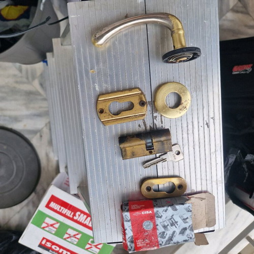 Lock with handle used