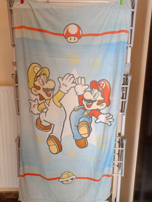 Πετσέτα Θαλάσσης Μεταχειρισμένη με Σχέδιο Super Mario